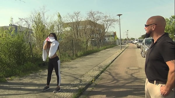 Horny ugly old guy fucks young 18 year old teen for Instagram fame