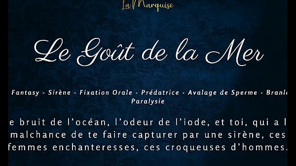 Le Go&ucirc_t de la Mer - French audio porn mermaid blowjob