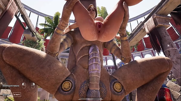 A huge dick against Lara Croft'_s tight ass in an arena where 1,000 spectators are watching. 3D Hentai Game Animation 3D Hentai Game Animation
