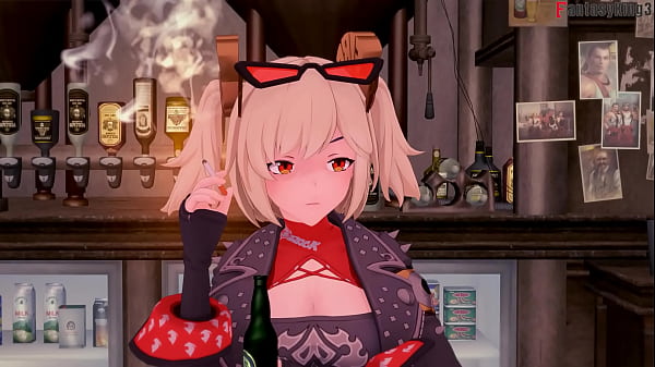 Burnice White baise en POV après l'avoir embrassée au bar | Zone zéro sans zen | POV complet sur Sheer &amp_ PTRN : Fantasyking3