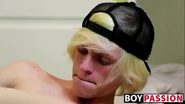 Filling his booty with his fav toy and masturbating hard